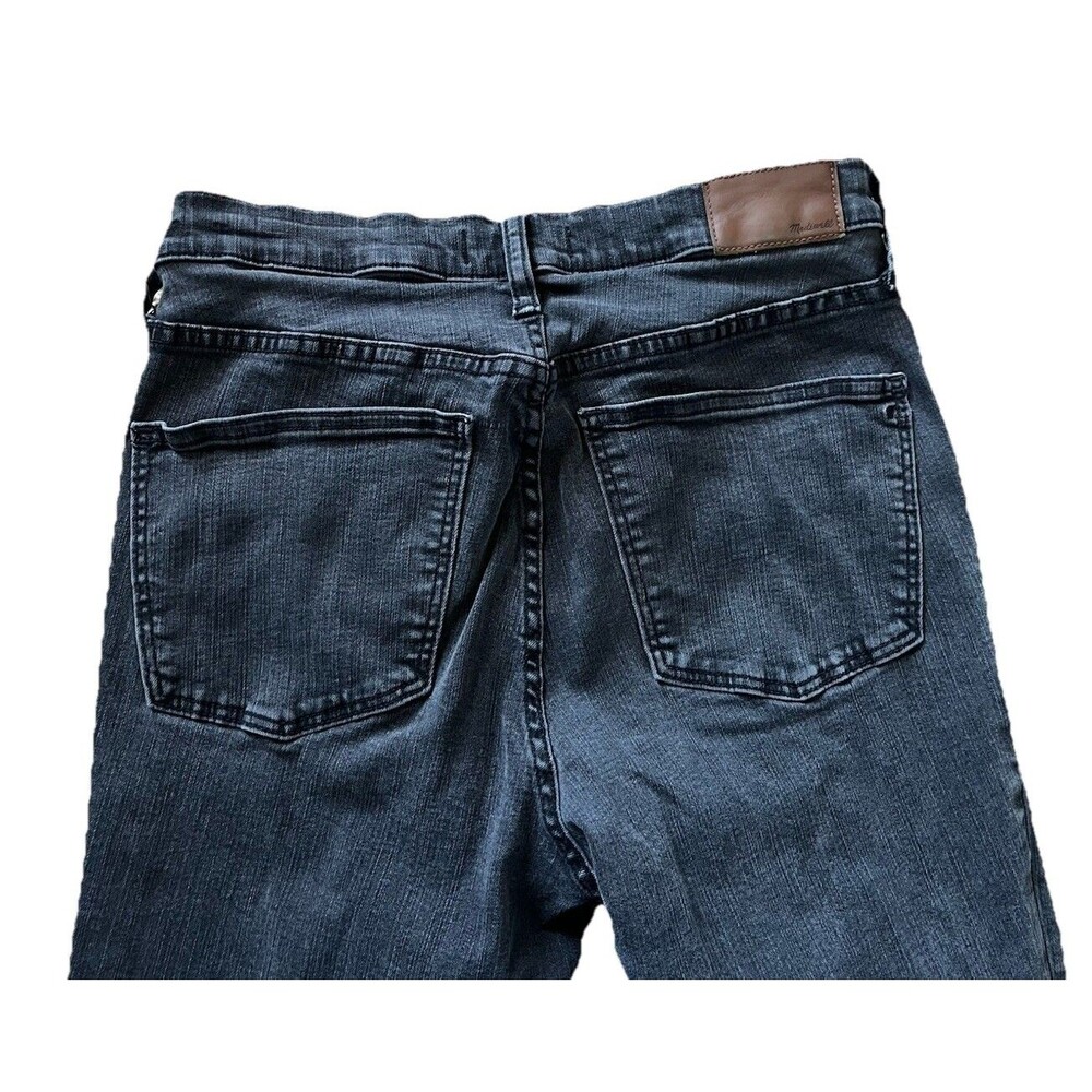 MADEWELL 9" High Rise Skinny Jean Size 30 Womens Black Excellent Condition - Picture 5 of 9